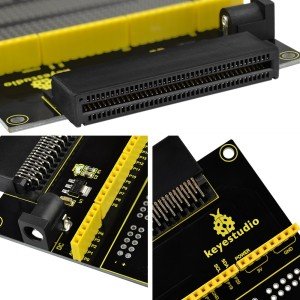 Keyestudio Micro:Bit Prototip Breakout Kart V2 + 400 pin Breadboard