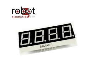 4 Digit Display 5461AS-1 (7 Segments Dörtlü)