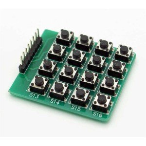 Arduino 16 Buton Matrix Tuş Takım Modülü (4X4)