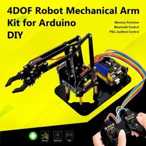Keyestudio 4DOF Akrilik Robot Mekanik Kol Seti