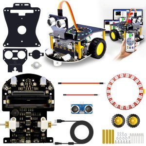 Keyestudio Micro:Bit Mini Akıllı Robot Araba V2.0 (Micro:Bit Kartı Sete Dahil Değildir!)