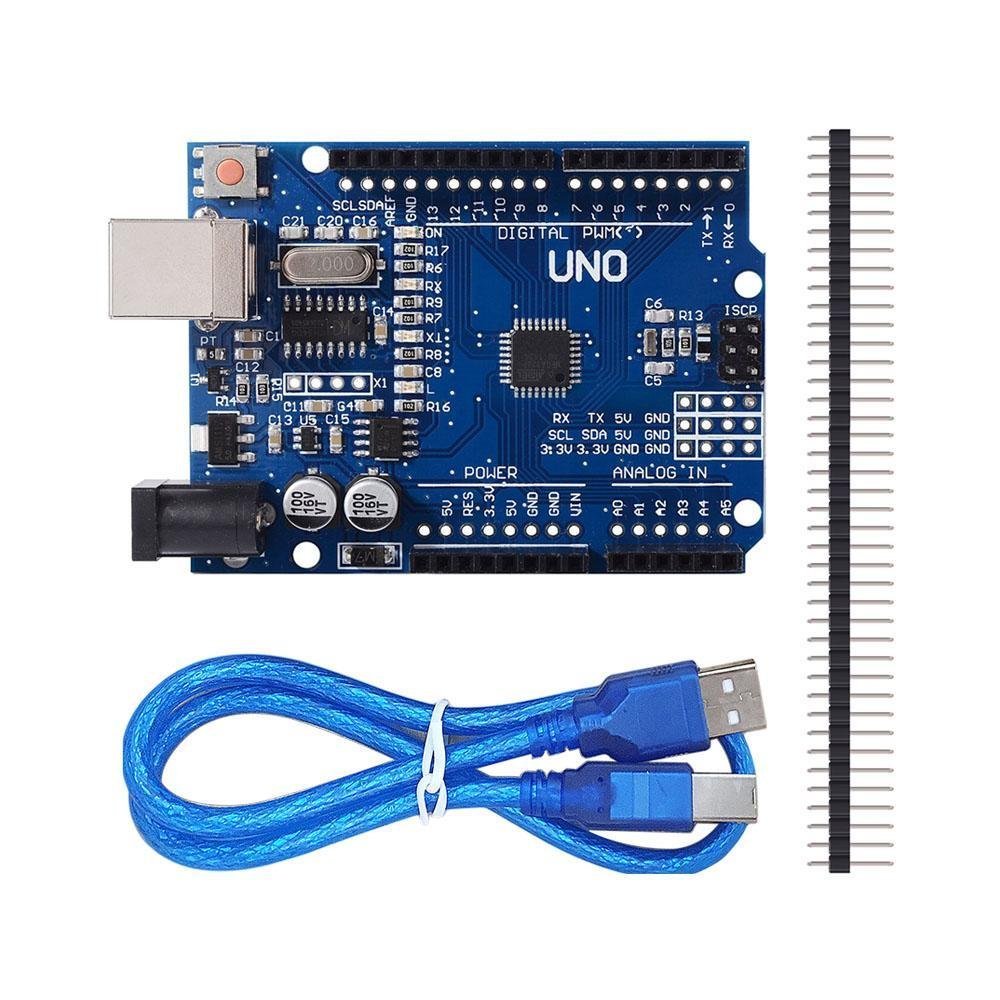Arduino UNO R3 Klon (USB Chip CH340) - USB Kablo Hediyeli