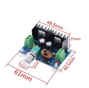 Ayarlanabilir Potlu XL4016 DC-DC 8A 40V PWM Voltaj Düşürücü