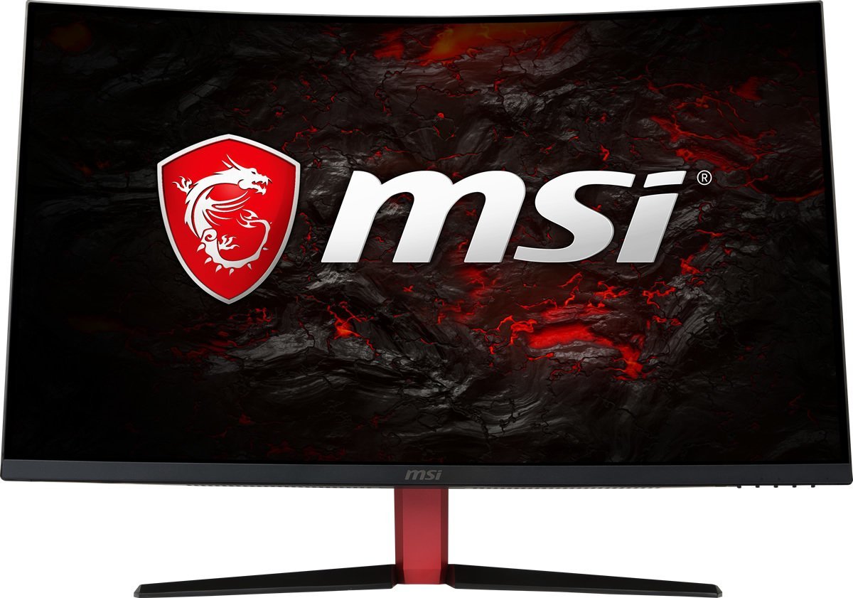 31.5 MSI OPTIX AG32CV FHD 165HZ 1MS HDMI+DP SIYAH CURVED GAMING MONITOR