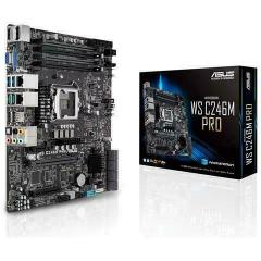 ASUS WS C246M PRO Intel C246 LGA1151 DDR4 2666 DP HDMI VGA M2 USB3.1 2 adet LAN mATX