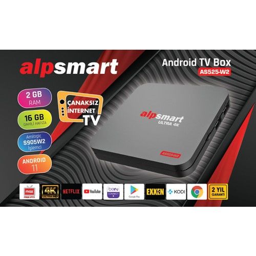 Alp Smart AS525-W2 Alpsmart Android 11 Tv Box