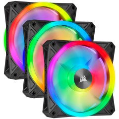 CORSAIR CO-9050098-WW QL120 RGB 120mm LIGHTING NODE PWM FAN TRIPLE PACK