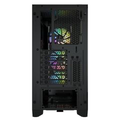 CORSAIR CC-9011204-WW ICUE 4000X RGB TEMPERLI CAM YAN PANEL MID TOWER BILGISAYAR KASASI SIYAH