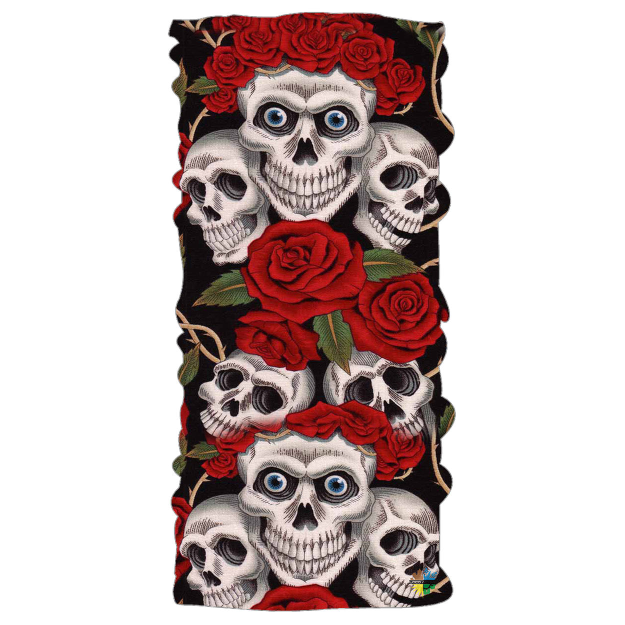 Loco Active Bandana -  Skull Roses