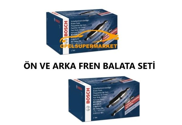 Opel Astra J Ön Ve Arka Fren Balatası Bosch