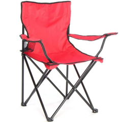 Madfox Katlanır Çantalı Kamp Sandalyesi Kırmızı