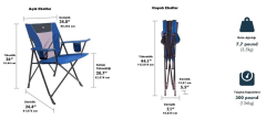 Gci Outdoor Comfort Pro Chair Mavi Kamp Sandalyesi