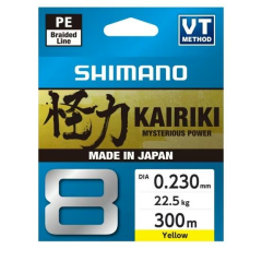 Shimano Kairiki 8 300m Yellow 0.230mm/22.5kg