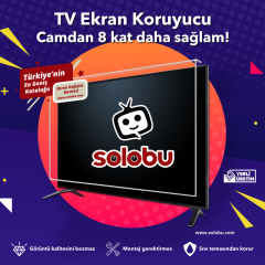 Solobu 49 inç (124 Ekran) LED TV Ekran Koruyucu Cam