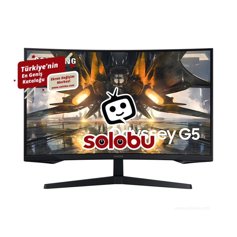 Samsung Odyssey G5 32'' LS32AG550EPXUF (S32AG55) Monitör (S32AG550EP) Ekran Değişimi