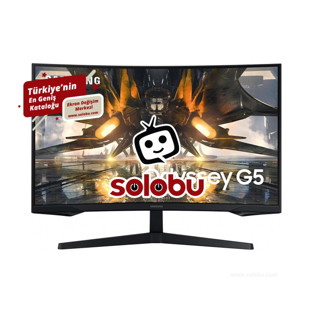 Samsung Odyssey G5 32'' LS32AG550EUXUF (S32AG55) Monitör (S32AG550EU) Ekran Değişimi