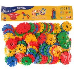 Rakamlar ve Çiçekler Yapı Legoları 137 Parça (Poşetli)