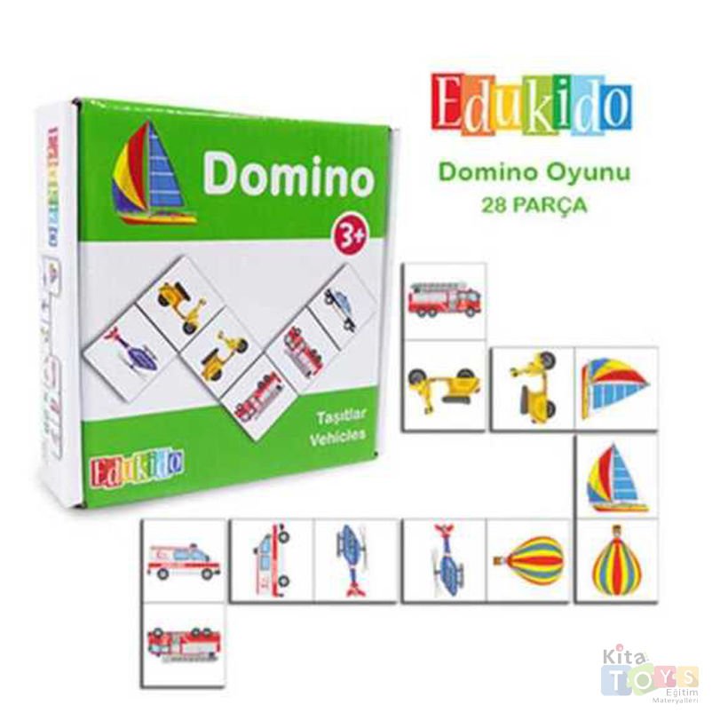 Domino Taşıtlar Kart Oyunu (Anaokulu Oyuncakları) 3010