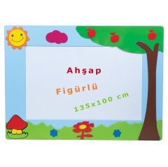 İlkbahar Figürlü 135x100 Yazı Tahtası