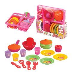 Candy Bulaşık Set (21 Parça) Mutfak Seti