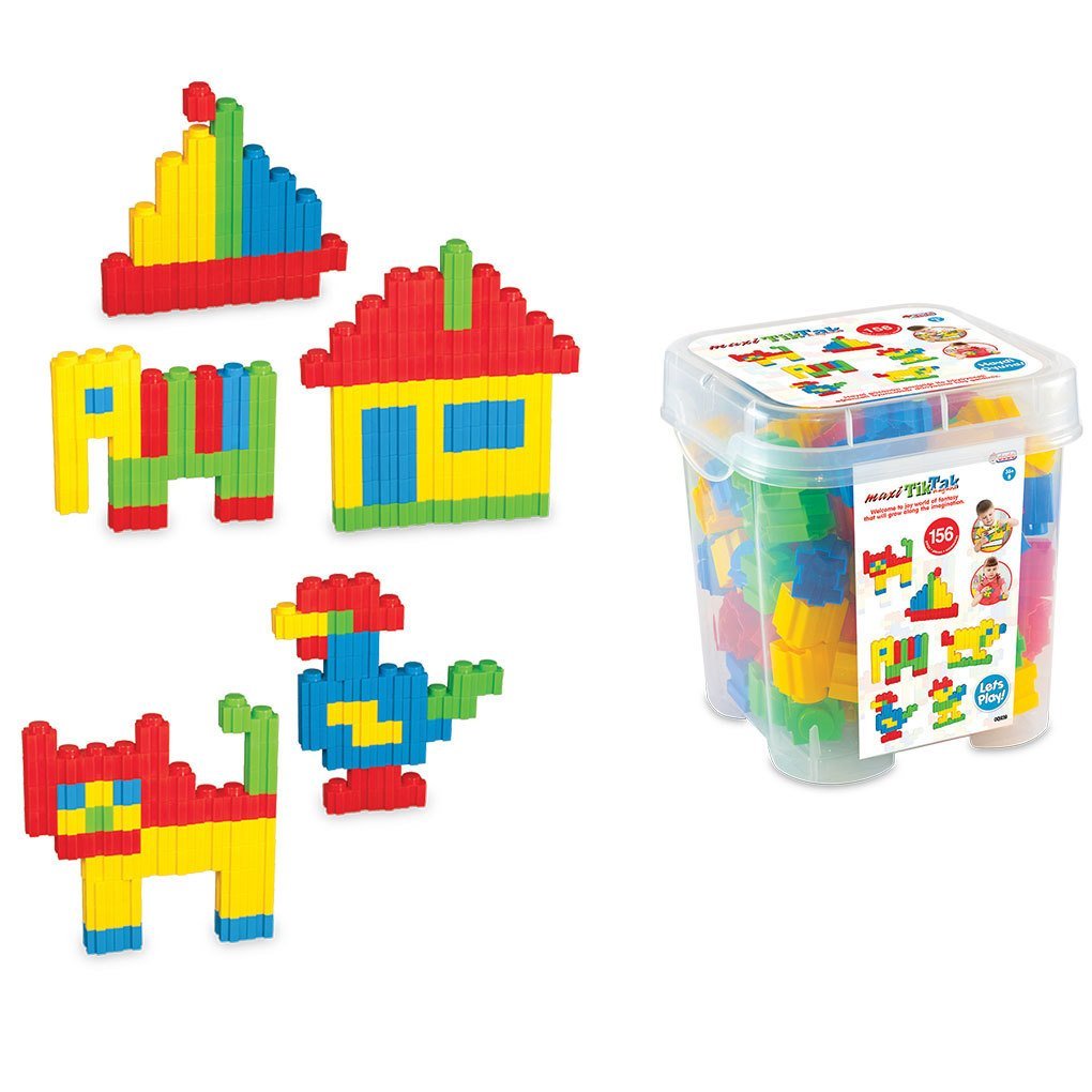 Maxi Tik Tak 156 Parça İri Boy Lego (Eğitici Oyuncak)