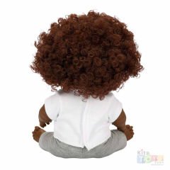 Dada Kıvırcık Saçlı Bebek 35 Cm (Anaokulu Oyuncak)