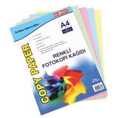 Renkli A4 Fotokopi Kağıdı 100 Yaprak