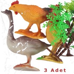 Kümes Hayvanları 3'Lü Set (10-15 cm)