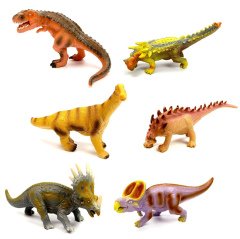 Vinil Dinozor 6'Lı Set (Hayvanlar Seti)