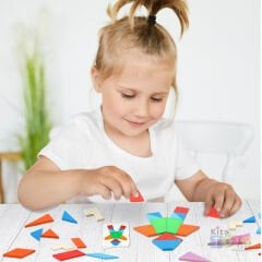 Pattern Blooks Oyunu 41 Parça (Desen) Tangram Tasarım