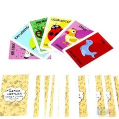 Hafıza Oyun Kartları (Hayvanlar) Mini Eğitici Oyun Kartları) Star