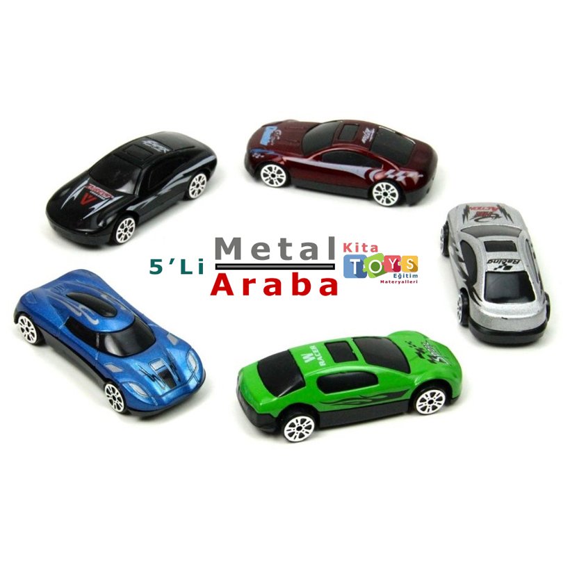 5'Li Metal Araba Seti 1:72 Kod 47-5