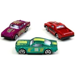 3'Lü Metal Araba Seti Die-Cast 717-3