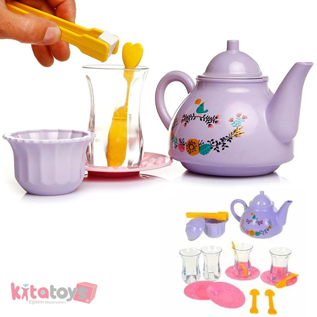 İnce Belli Çay Vakti Seti (Mutfak Oyuncakları) Birlik Toys