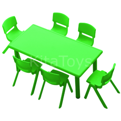 Plastik Anaokulu Masası (Dikdörtgen)