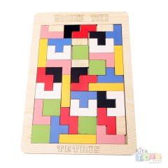 Ahşap Tetris Blokları (Eğitici Puzzle) Eğitim Materyalleri