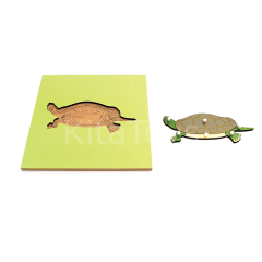 İskeletli Kaplumbağa Puzzle Montessori Materyalleri