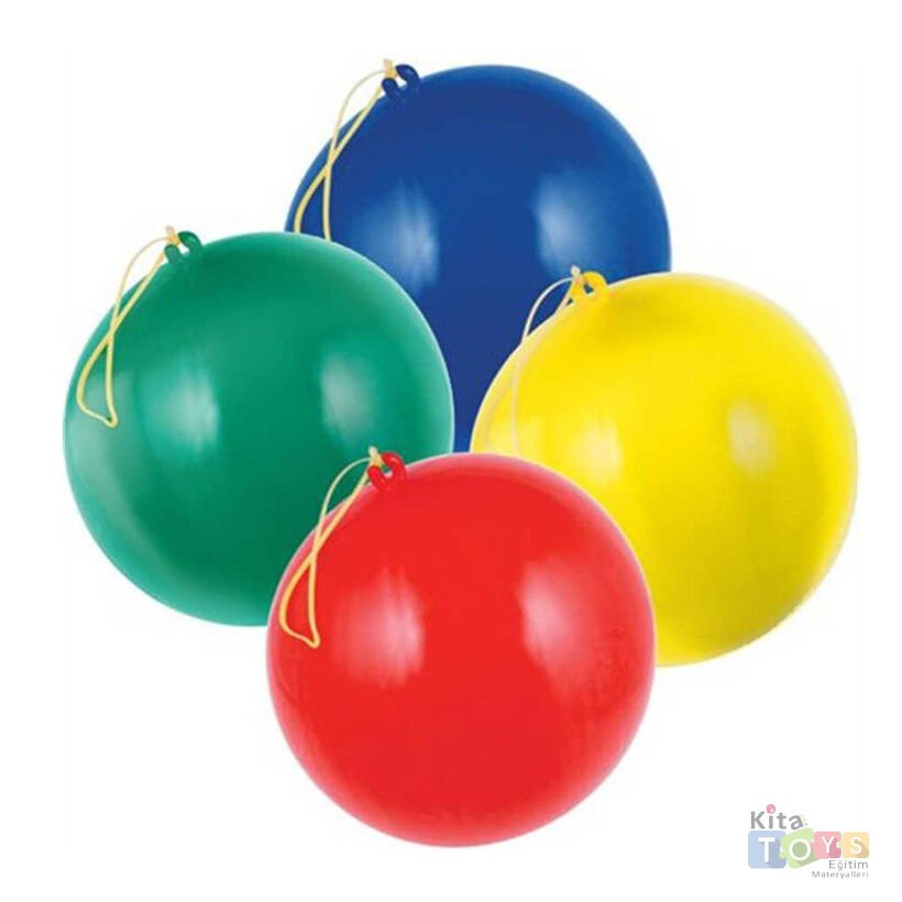 Punç Balon 25 Adet Lastikli Zıpzıp Atom Balon