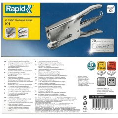 Rapid K1 Pens Tipi Zımba Makinesi Gri (10510601)