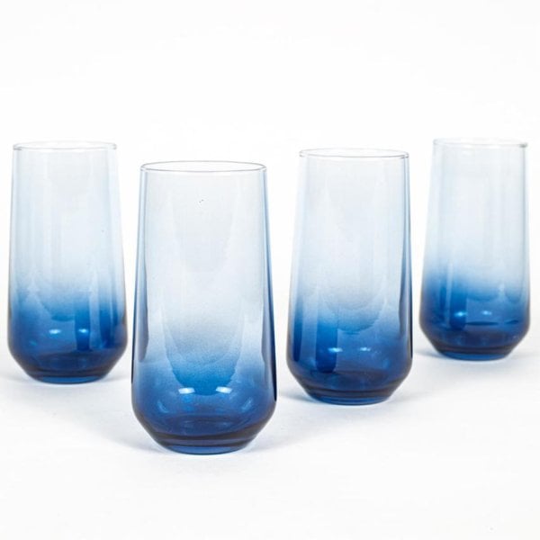 Rakle New Iconic 4'lü Meşrubat Bardağı Seti Mavi