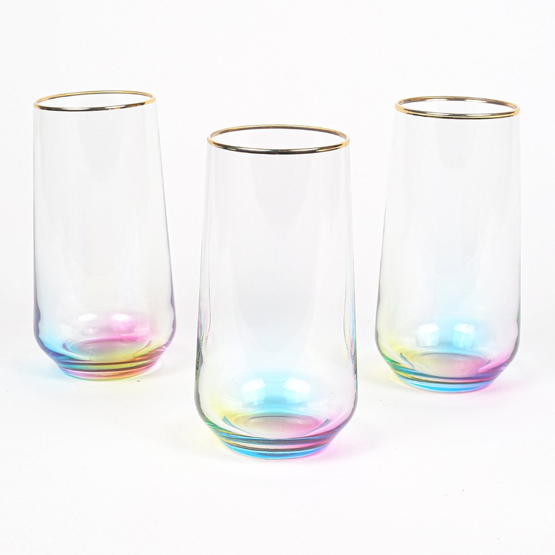 Rakle Rainbow 3'lü Meşrubat Bardağı