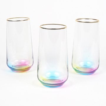 Rakle Rainbow 3'lü Meşrubat Bardağı