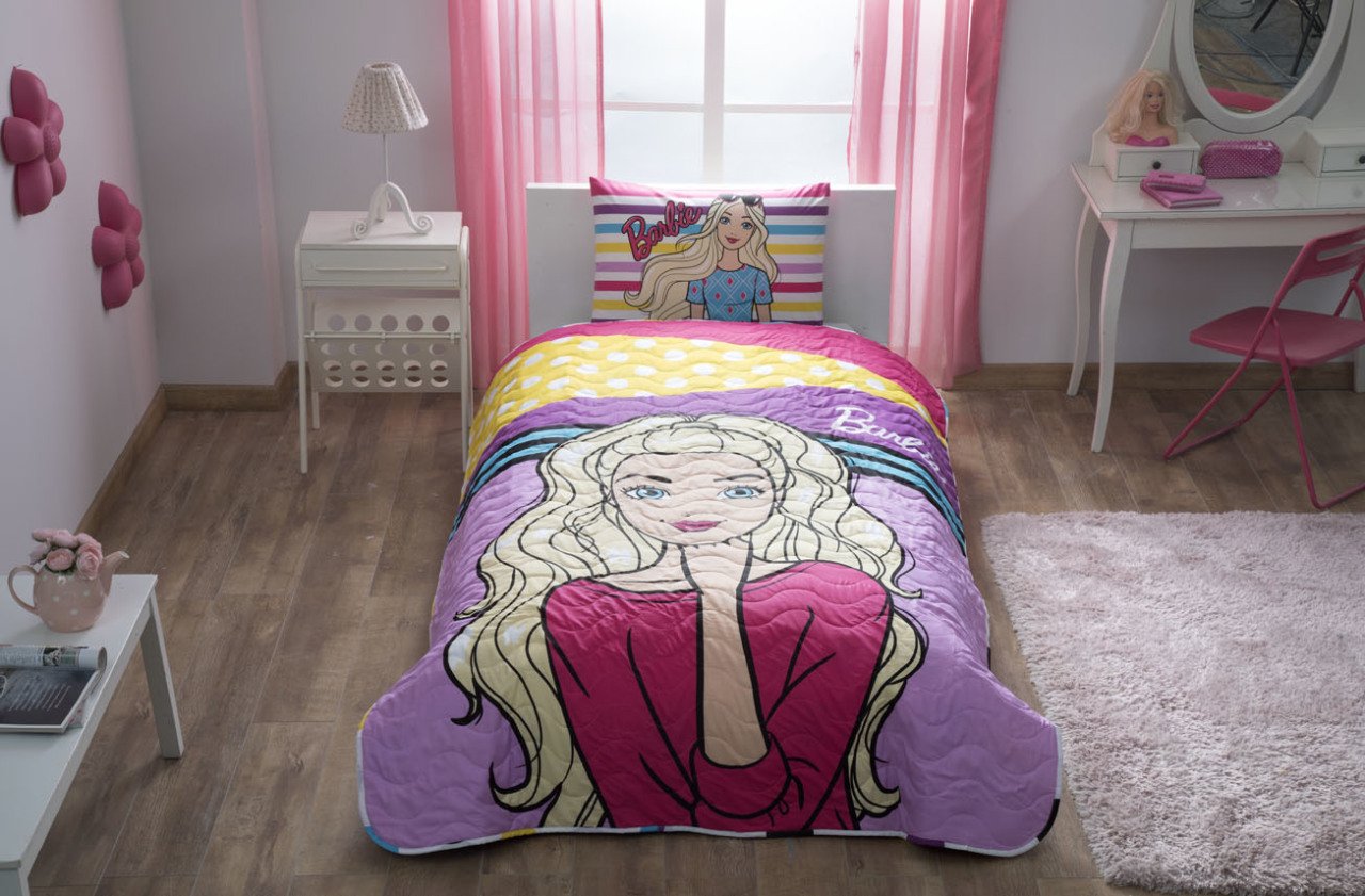 Taç Noname CPP Barbie Dream Yatak Örtüsü + Yastık Kılıfı