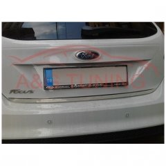 Ford Focus HB Krom Bagaj Alt Çıta Formlu 2011-2014 Arası Paslanmaz Çelik