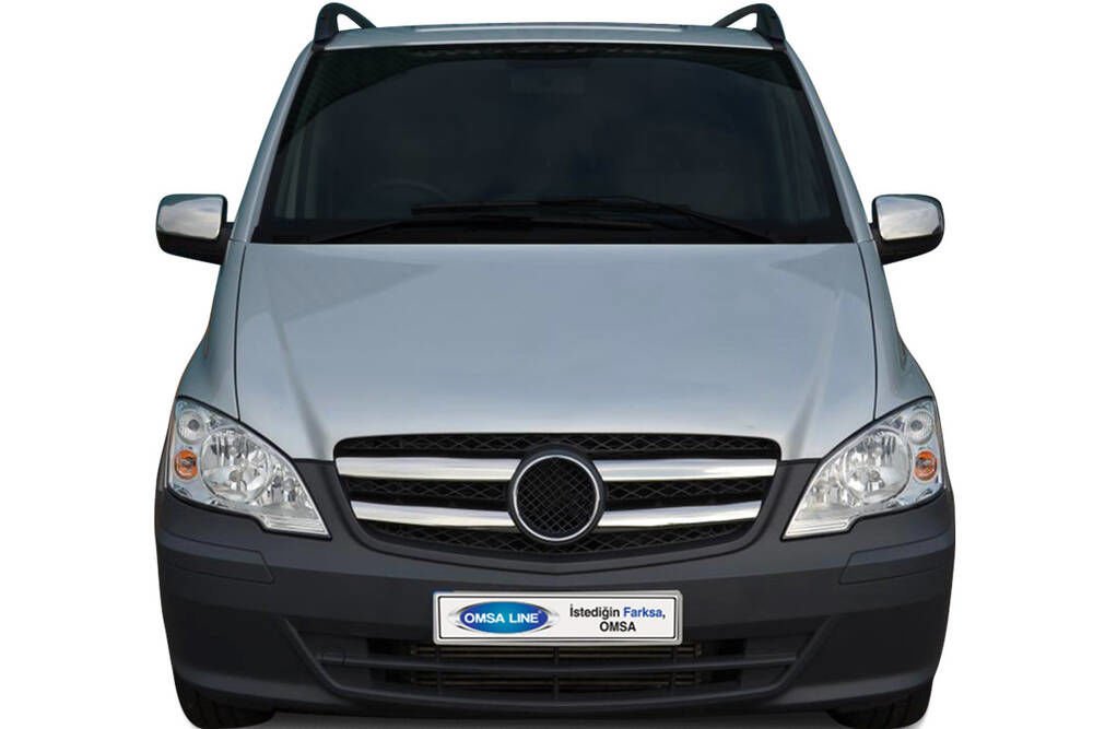 OMSA Mercedes Vito W639 Krom Ön Panjur 4 Parça 2010-2014 Arası
