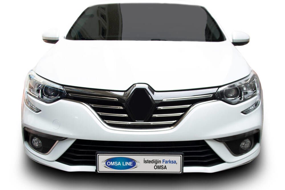 OMSA Renault Megane 4 HB Krom Ön Panjur 5 Parça 2016-2020 Arası