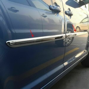 VW Caddy Krom Kapı Çıtası 2015/2020 Arası Paslanmaz Çelik