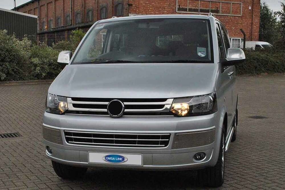 OMSA VW T5 Transporter Krom Ön Panjur 4 Parça 2010-2014 Arası