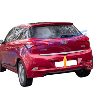 Hyundai i20 Krom Bagaj Alt Çıta Formlu 2014-2017 Paslanmaz Çelik