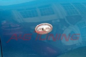 Peugeot 307 Krom Sinyal Çerçevesi 2Prç Paslanmaz Çelik